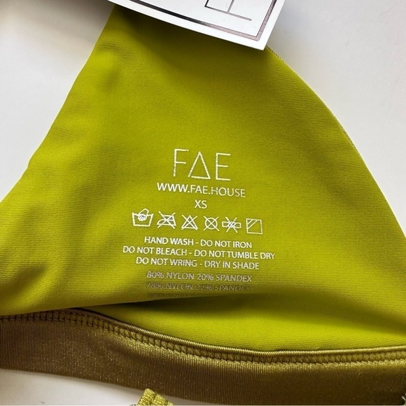 FAE LUNA BIKINI TOP KIWI NWT XS - Picture 7 of 7